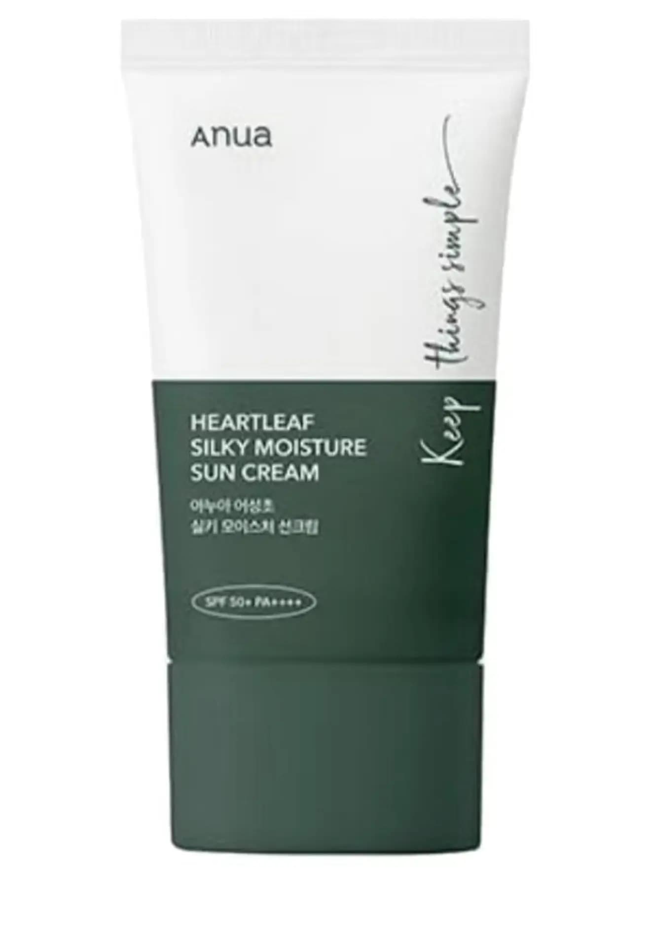 Anua Heartleaf Silky Moisture Sun Cream