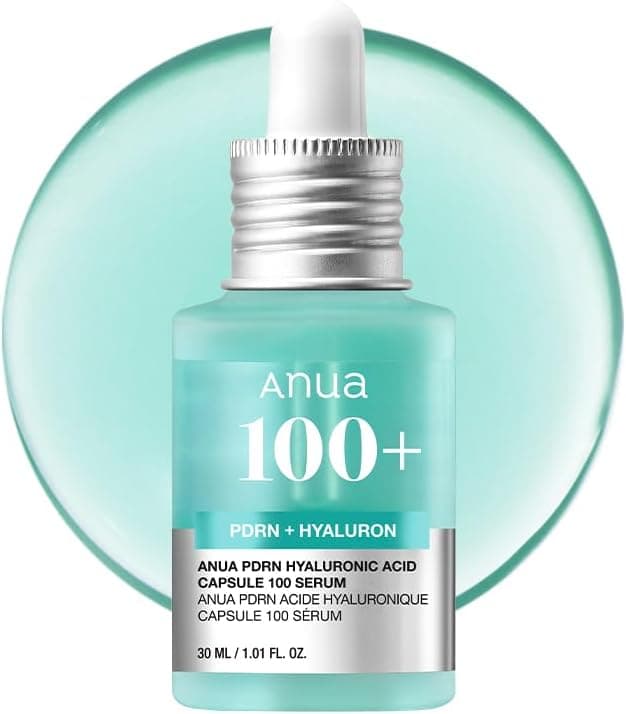 Anua PDRN Hyaluronic Acid Capsule 100 Serum, Radiant Face Serum, Hyaluronic Acid, 30ml / 1.01 fl. oz
