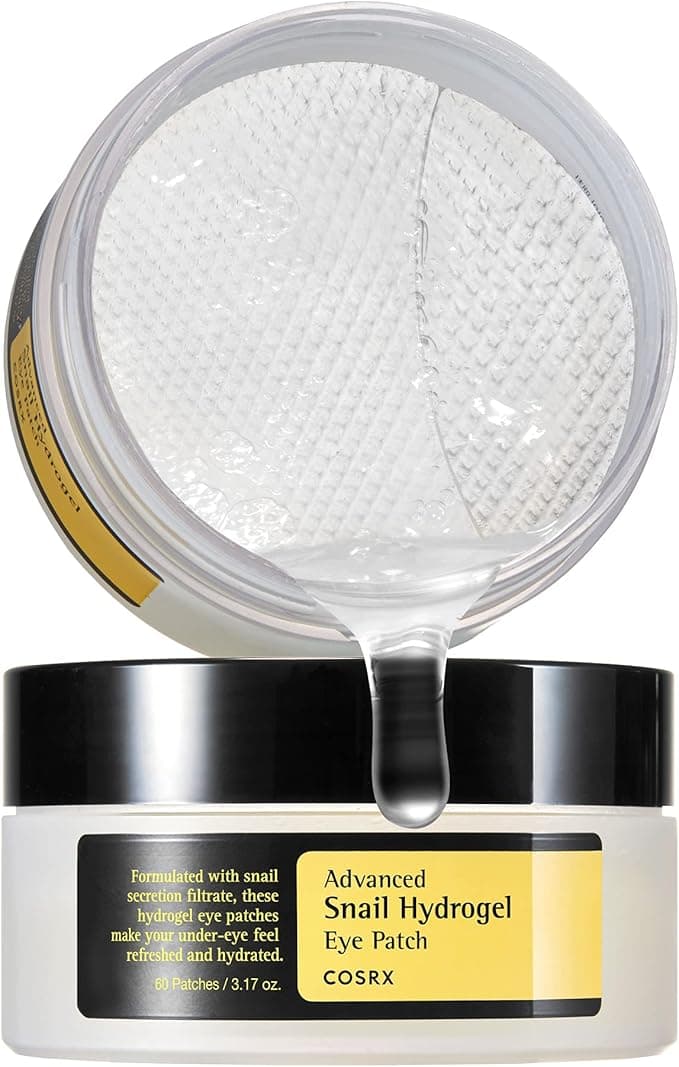 COSRX Advanced Snail Hydrogel Eye Patch 60 Patches (3.17 oz) | Gel Serum Mask