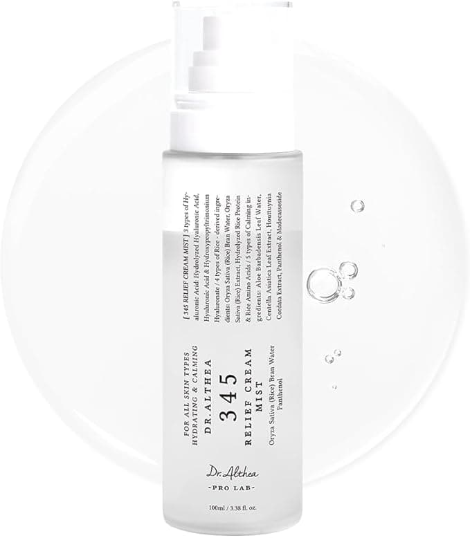 Dr.Althea 345 Relief Cream Mist | Hydrating Facial Mist with Rice Extract