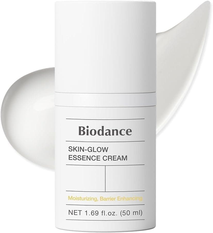 Biodance Skin-Glow Essence Cream, Moisturizing, Anti-Aging, Hyaluronic Acid & Ceramide Facial Moisturizer, Korean Skincare | 1.69 fl.oz, 50ml