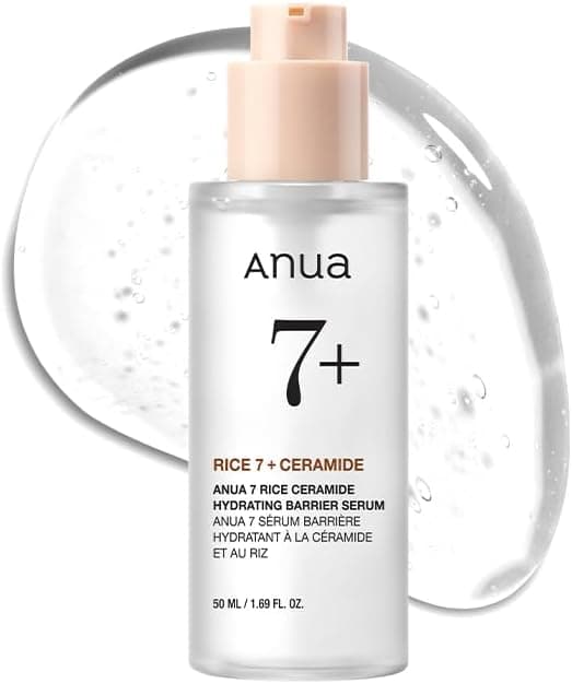 ANUA Rice Ceramide 7 Hydrating Barrier Serum, Brightening 50ml/1.69fl.oz.